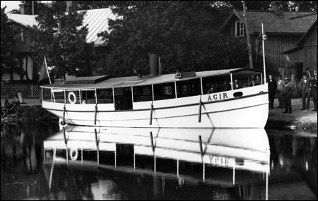 Ägir i Pråmkanalen, Karlstad vid leveransen 1896-07