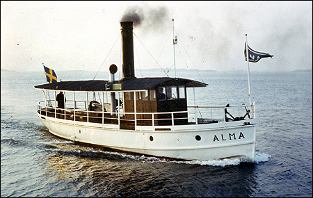 Alma af Stafre utanför Långedrag 1972