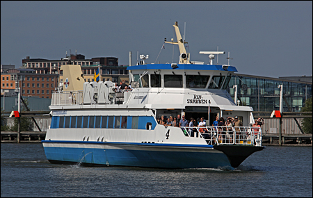 Älv-Snabben 4 utanför Lilla Bommen, Göteborg 2014-07-05