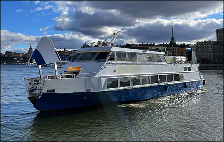 Askungen vid Strömkajen, Stockholm 2021-04-07