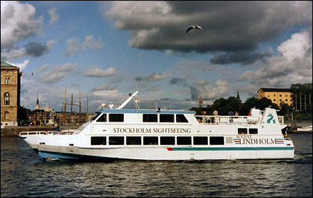 August Lindholm på Strömmen, Stockholm 1991-07-11