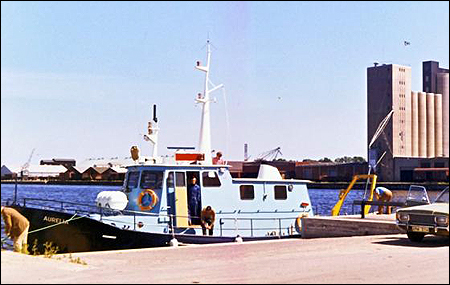 Aurelia i Gävle vid leveransen 1973-06-20