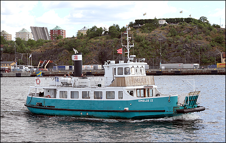 Emelie II av Hammarby Sj�stad vid Vasadjupet, Stockholm 2026-07-04