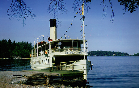 Blidösund vid Lillsveds brygga, Värmdö 1970-06-15
