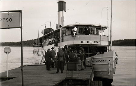 Blidösund vid Sippsö, Lindalssundet 1959