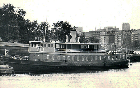 Aurora Borealis vid Mälarvarvet, Stockholm 1967-06-29