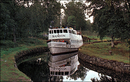 Sandön i Göta Kanal