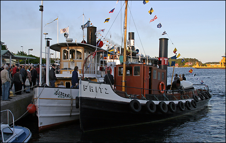 Ejdern och Fritz i Vaxholm.