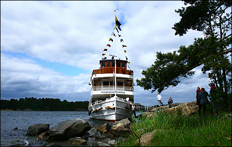 Sandhamns Express vid Näset, Stavsnäs.