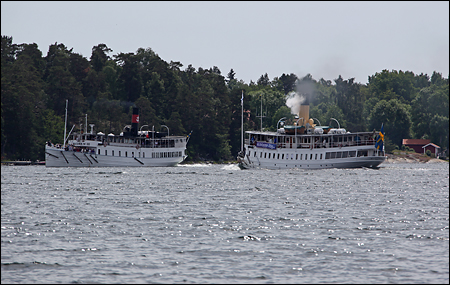 Vid Glyxnäs blir Waxholm III stoppad av Blidöborna och Blidösund närmar sig!