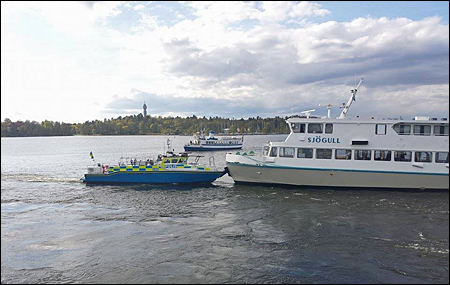 Sj�polis, Kung Ring och Sj�gull.
