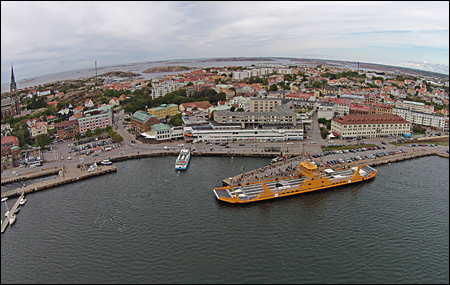 Fartygsdop vid Anderssons kaj, Lysekil.