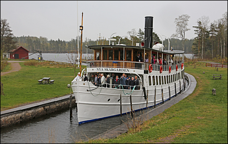 Nya Skärgården i den klassiska kurvan i Forsvik.