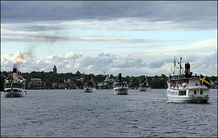 Fartygen i Ten�sund.
