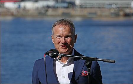 Patrik Sj�berg, koncernchef talar om Str�mmas h�llbarhetsarbete.