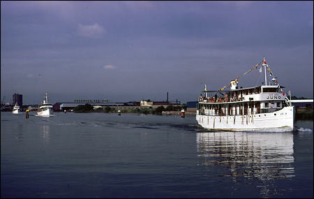 Juno, Wilhelm Tham och Diana lämnar Göteborg.