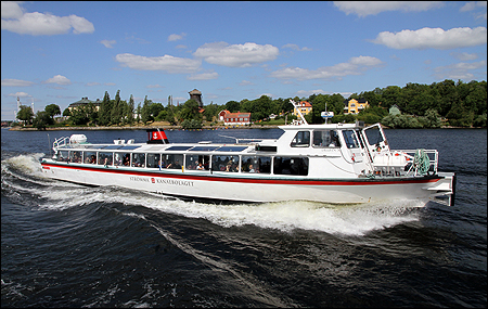 Delfin X utmed Djurg�rden, Stockholm 2025-07-27