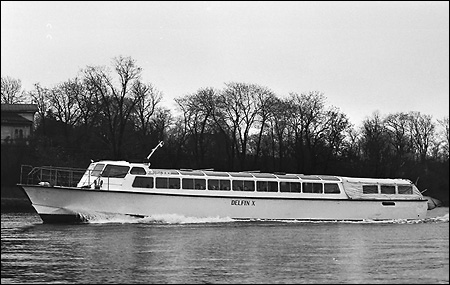 Delfin X vid Långholmen, Stockholm 1969-05-14