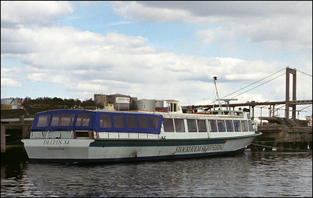 Delfin XI vid Nya Varvet, Göteborg 1991-04-18