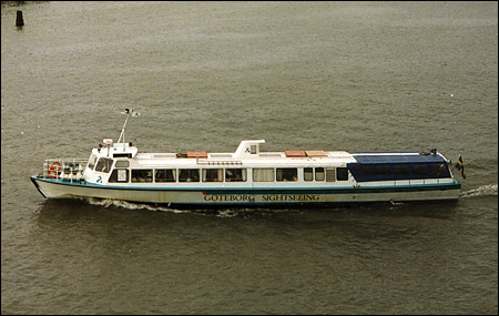 Delfin XI på Göta Älv, Göteborg 1992-08-28