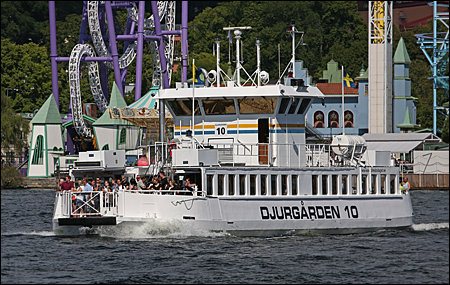 Djurgården 10 utanför Allmänna gränd, Stockholm 2015-06-28
