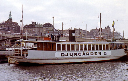 Djurgården 5 vid Slussen, Stockholm 1968-02