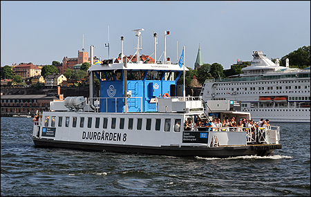 Djurg�rden 8 vid Slussen, Stockholm 2018-06-02