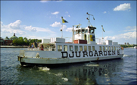 Djurgården 8 vid Vasabryggan, Stockholm 1999-08-03