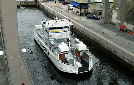 Djurg�rden 9 i Hammarbyslussen 2005-04-22