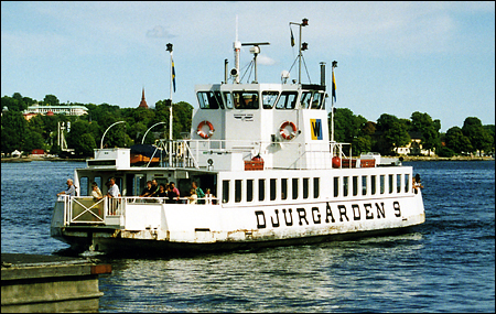 Djurg�rden 9 vid Slussen 1999-08-14
