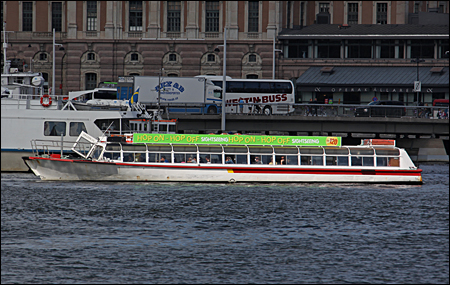Delfin IX på Strömmen, Stockholm 2013-08-23