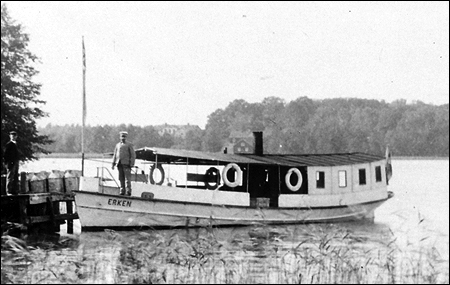 Erken vid Svanberga brygga 1902