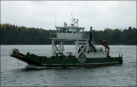 Dunder i Lindalssundet, Värmdö 2006-10-19