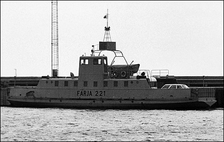 Färja 61/221 i Helsingborgs hamn 1979