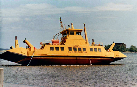 Aspö I av Karlskrona grundstött i Karlskrona 1983-07-16