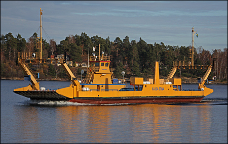 Kajsa-Stina på Långholmsfjärden, Vaxholm 2012-10-31