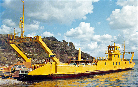 Färja 61/301 vid Almön, Stenungsund 1981