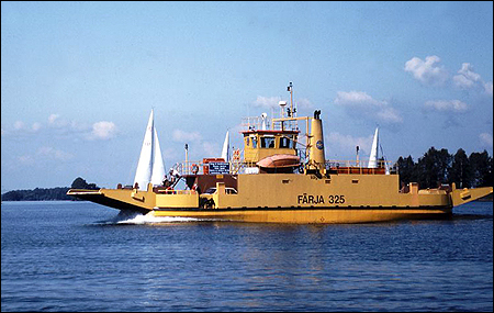 Färja 61/325 på Vinöleden, Hjälmaren 1988-08-27