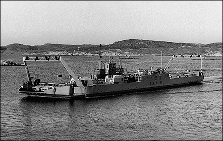 Färja 62/257 på Instöleden 1971-07-03
