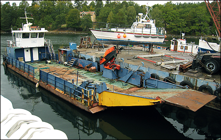 Kaskrsund vid Kummelns varv, Nacka 2007-09-11