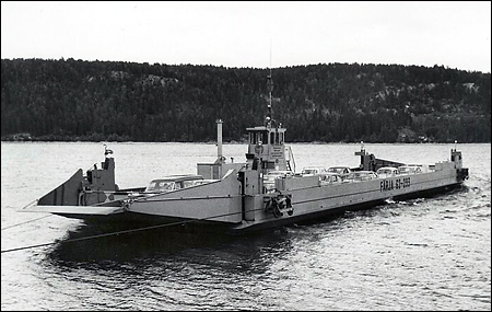Färja 62/293 vid Sund, Dals-Ed 1974-07-04