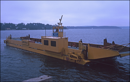 Färja 62/307 vid Oaxen 1986