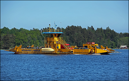 Högmarsö Linfärja 2 vid Svartnö, Högmarsöleden 2009-06-06