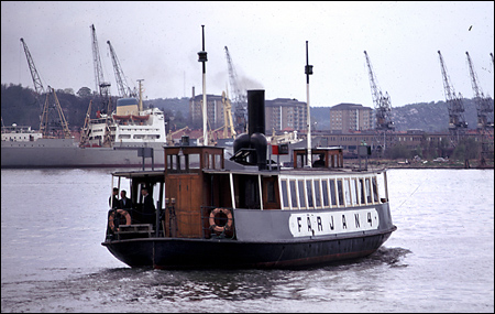 Färjan 4 på Göta älv, Göteborg 1970