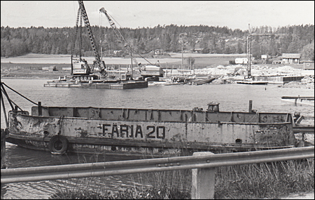 F�rja 61/20 vid P�lsundet, Vaxholm 1971-05-22