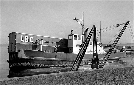 Gullmarsfärjan i Lysekil 1963