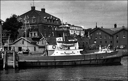 Gullmarsfärjan i Lysekil 1963