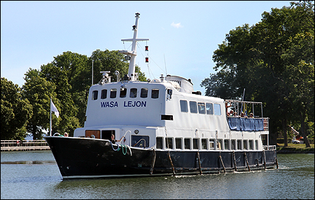 Wasa Lejon vid Bergs slussar, Vreta Kloster 2022-07-12