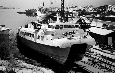 Kosterfjord på varv i Skärhamn 1995-12-09