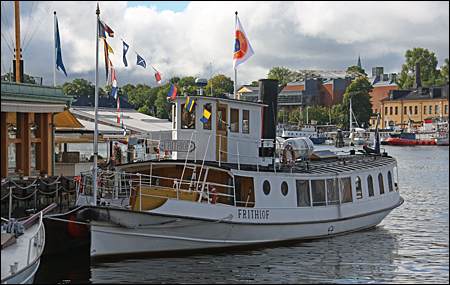 Frithiof vid Strandv�gen, Stockholm 2016-08-19